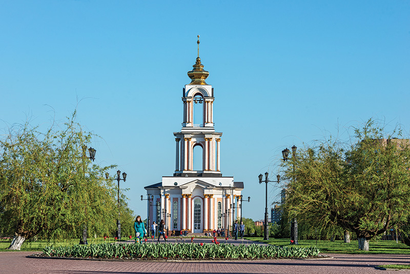 Храм святого Георгия Победоносца на мемориальном комплексе «Курская дуга»