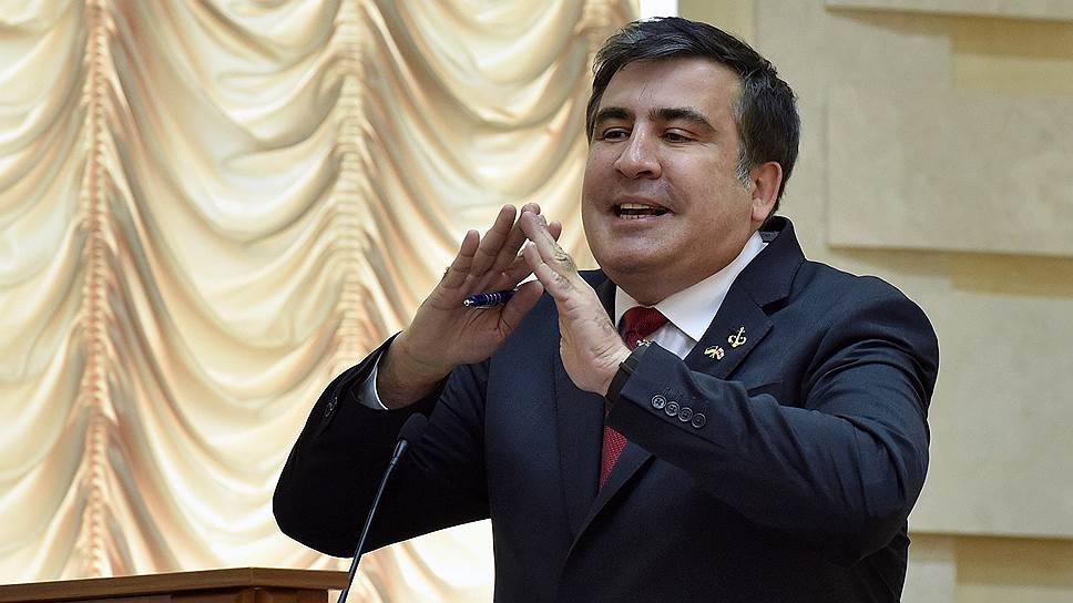 Председатель Одесской областной государственной администрации Михаил Саакашвили